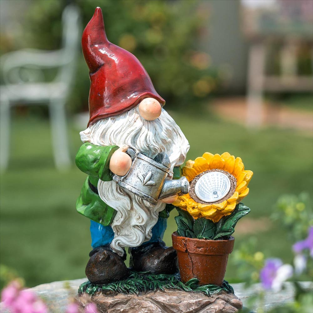 sensational sunflower garden gnome